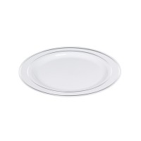 Porselen Görünümlü Plastik Tabak 19 cm